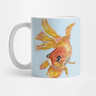 Beautiful orange swimming goldfish Mug